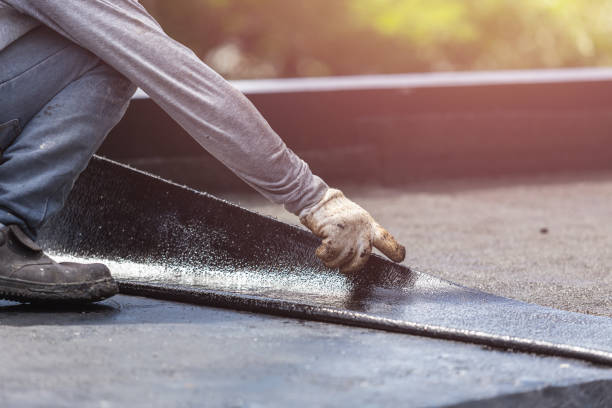 Professional Emergency Waterproofing technician working in West Lafayette, OH